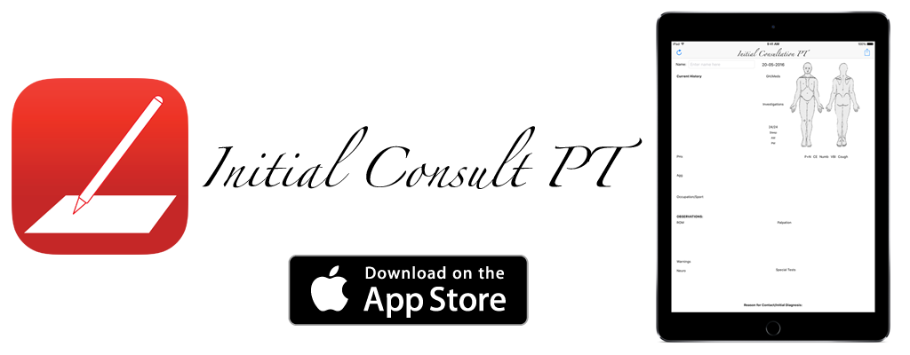 Initial Consult PT for iPad Pro